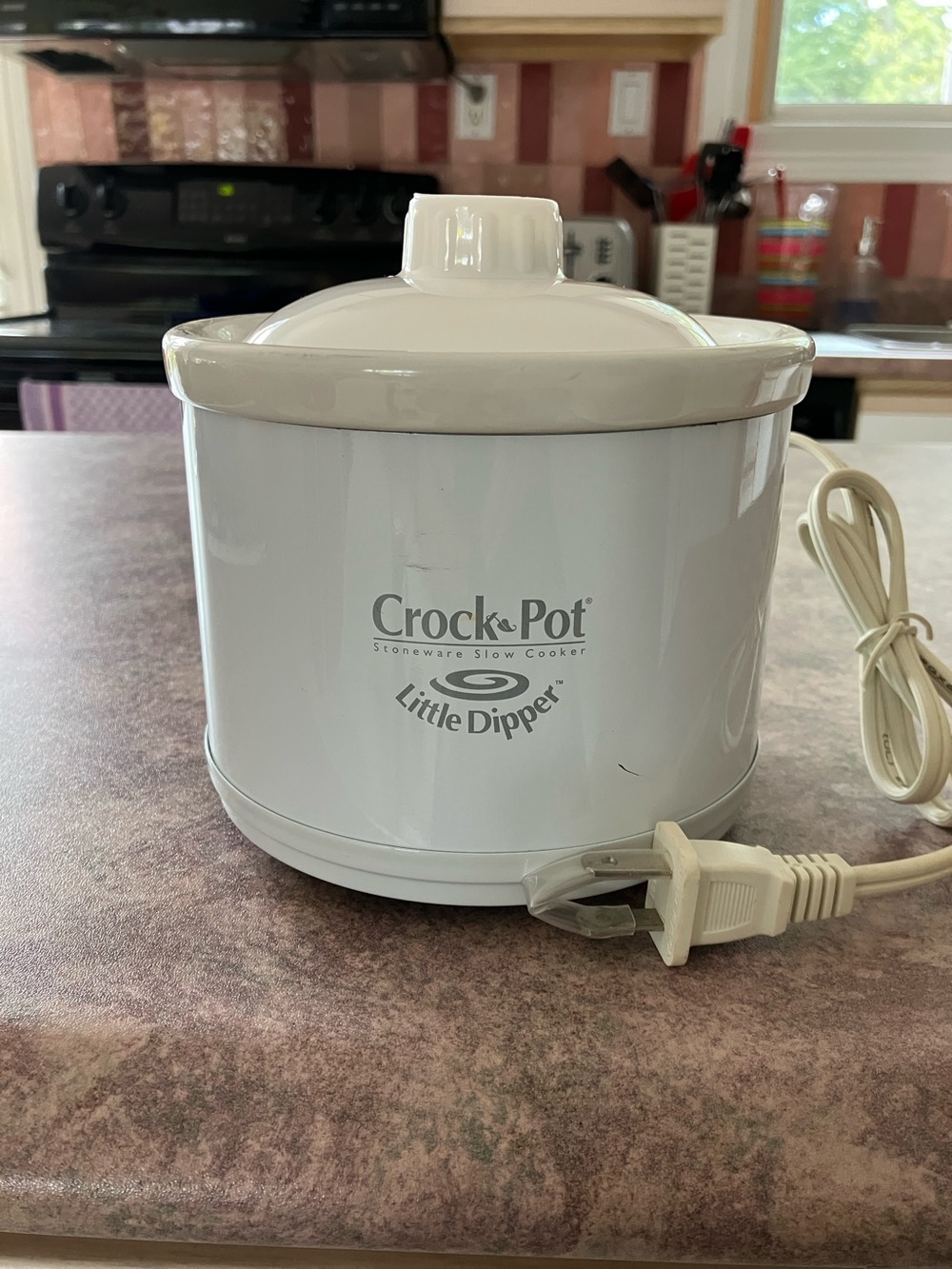 Rival White Little Dipper Mini Slow Cooker